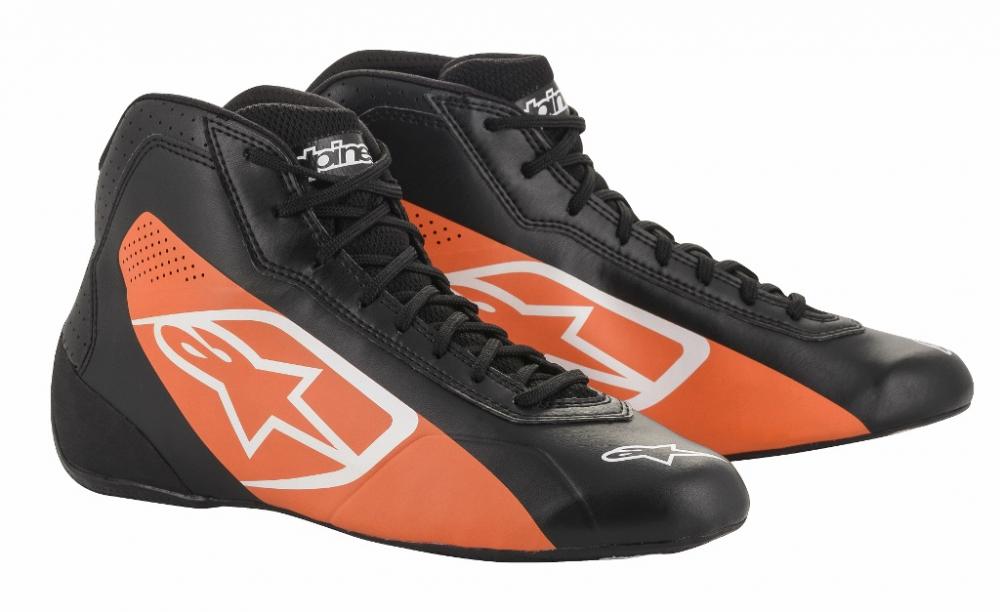 Topánky Alpinestars TECH-1 K START, čierna-oranžová